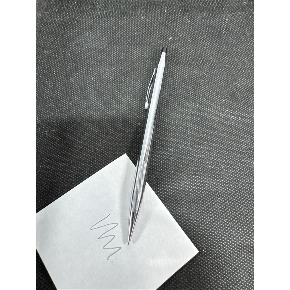 Vintage Cross Chrome Mechanical Pencil - Made In USA. Personalized.
